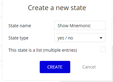 View Mnemonic